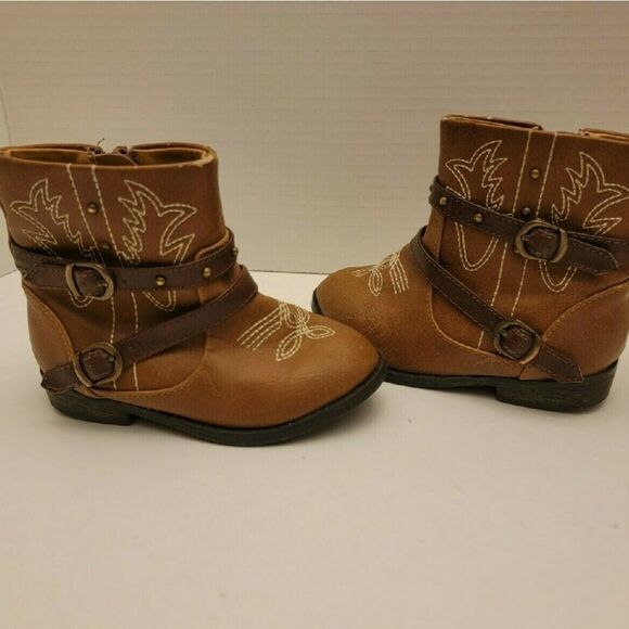 GARANIMAIS ROUND TOE ZIP CLOSURE ANKLE BABY BOOTIES - Picture 10 of 15